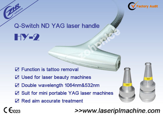 Bon prix Nd Yag Laser Handle Hy 2 pour l' élimination de Tattll avec une longueur d' onde double en ligne