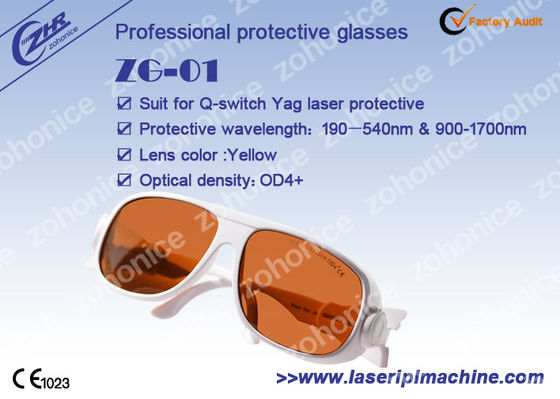 Bon prix Verres de protection oculaire de pièces de rechange de chargement initial de longueur d'onde de la lumière 2000nm d'E pour le laser en ligne