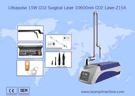 Bon prix Marquez la machine médicale chirurgicale de laser de CO2 de retrait et de retrait 15W de colorant en ligne