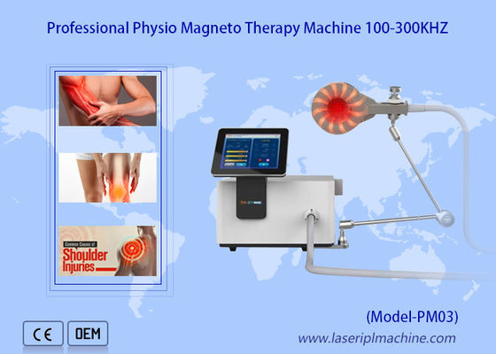 Bon prix 100-300 Khz Air Cooling Magneto Therapy Machine Sport Blessures Joint Pain Relief Physio en ligne