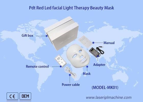 Bon prix La thérapie Pdt de photon a mené des soins de la peau anti-vieillissement de couleurs légères faciales du masque 7 en ligne