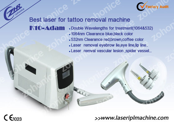 Bon prix Machine classique portative de retrait de tatouage de laser pour le retrait coloré de sourcil en ligne