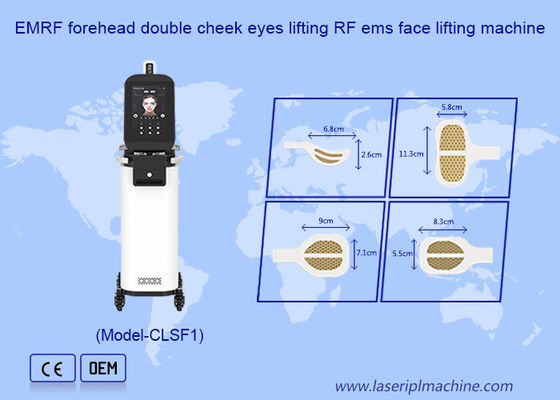 Bon prix EMRF front double joue yeux levage de la peau resserrement RF ems V machine de visage en ligne