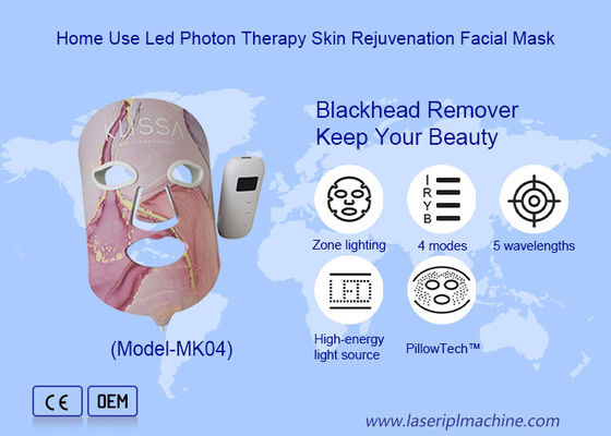 Bon prix Masque à LED pour le visage Le silicium rouge infrarouge pour le rajeunissement de la peau et les soins du visage en ligne