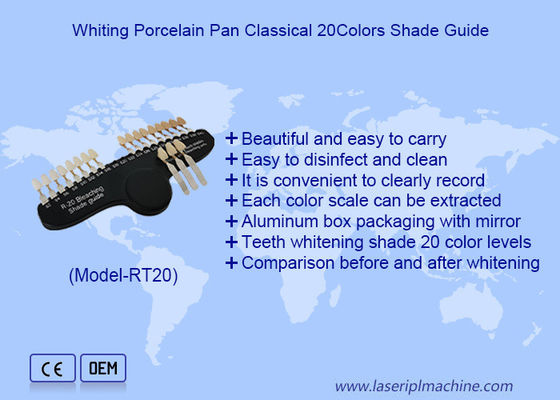 Bon prix Guide de teinture de blanchiment dentaire 3D portatif 20 couleurs en ligne