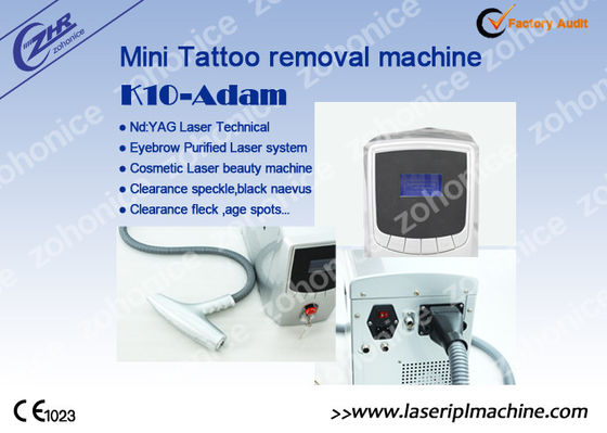 Bon prix Q Machine de retrait de tatouage au laser ND YAG commuté avec une longueur d'onde de 1064 nm à 532 nm en ligne