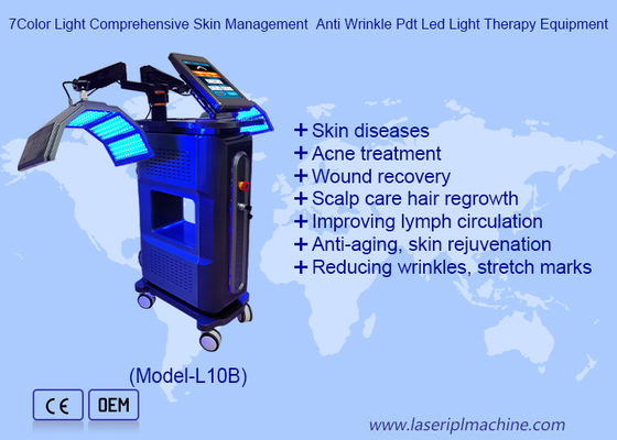 Bon prix 7Lumière de couleur Gestion complète de la peau Anti-rides Pdt Équipement de luminothérapie à LED en ligne