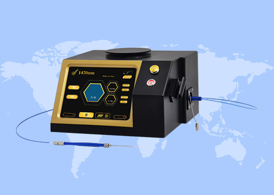 Enlèvement des varices Traitement des hémorroïdes 980 1470nm Machine de liposuccion chirurgicale à diode laser