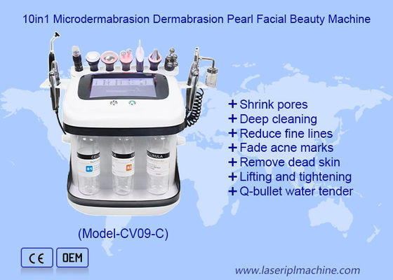 Bon prix Soins du visage Aqua Peel RF Jet d'oxygène Hydro Microdermabrasion Machine pour le nettoyage en profondeur en ligne