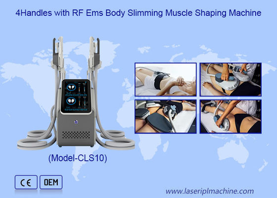 Bon prix Non invasif 4 poignées Hi Emt Body Slimming Fat Burner RF Ems Machine de sculpture musculaire en ligne