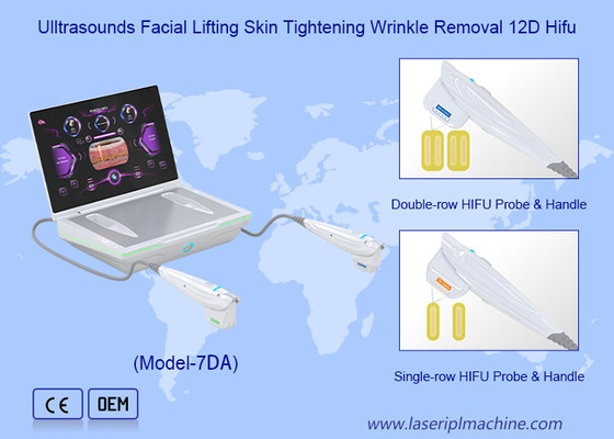 Rajeunissement de la peau, élimination des rides, lifting de la peau du visage, machine Hifu 12D