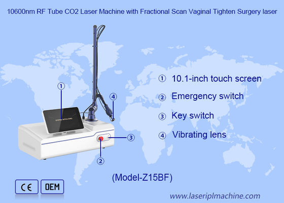 Laser à radiofrequence métallique fractionné au CO2 pour le rajeunissement de la peau