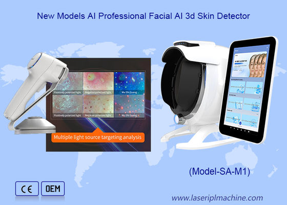 Analyseur de peau spectral facial intelligent 36 millions de pixels