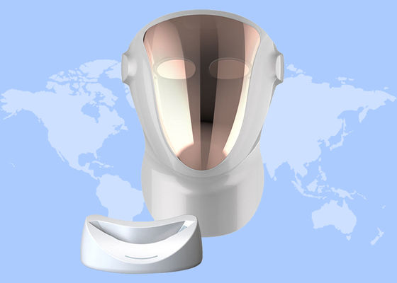 Bon prix Machine de beauté faciale et cou à thérapie par la lumière LED de couleur or rose de haute qualité en ligne