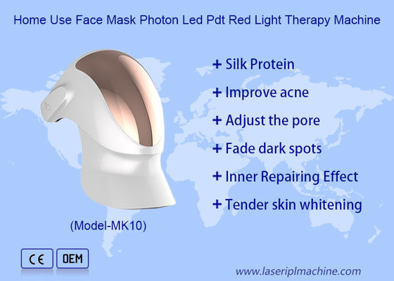 Bon prix Masque de luminothérapie LED à lumière rouge pour le raffermissement de la peau, masque facial LED à lumière rouge en silicone en ligne