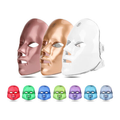 Bon prix 7 couleurs Pdt LED Light Therapy Masque facial pour le soin de la peau anti-rides en ligne