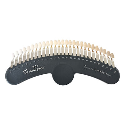 Bon prix Guide des teintes en 3D 27 couleurs Comparateur de teintes de blanchiment des dents Tableau en ligne