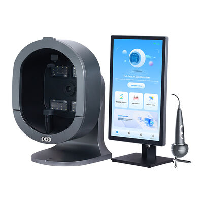 3D AI intelligent 2 en 1 scanner du cuir chevelu à poignée unique analyseur de peau du visage
