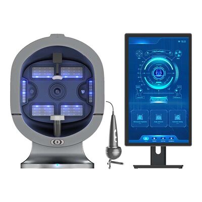 Analyseur de peau du visage et du cuir chevelu avec 3 caméras, détecteur de follicules pileux, écran 21,5 pouces