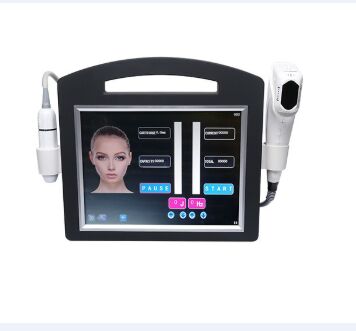 la machine 2pcs de remontée du visage d'ultrason de 200w 4d Hifu manipule