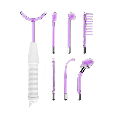 Bon prix À la maison 7 dans 1 machine faciale Violet Ray High Frequency Glass Tube de beauté d'ABS en ligne