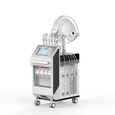 10in1 Hydro machine à oxygène traitement à froid soins de la peau RF ultrasonore nettoyage en profondeur