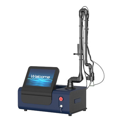 Bon prix Machine laser fractionnée Co2 10600nm, poignée rotative à 360 °, raffermissement de la peau, traitement de l'acné en ligne