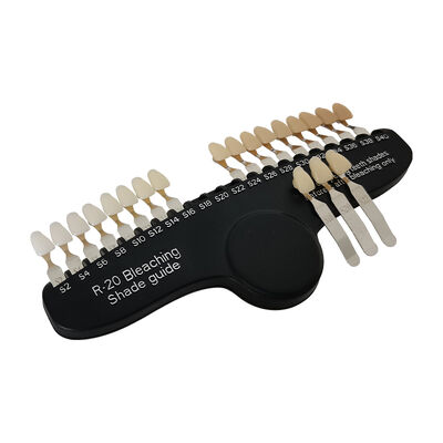 Bon prix Les dents dentaires de la porcelaine 3d de clinique ombragent le guide pour les dents jaunes génétiques en ligne