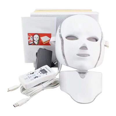 Bon prix 7 Masque à LED couleur pour éliminer les rides du visage, masque de luminothérapie pour usage domestique en ligne