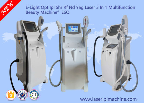 Bon prix E - La lumière choisissent le laser de ND Yag de chargement initial Shr rf/3 dans 1 machine multifonctionnelle de beauté en ligne