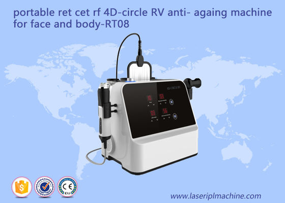 Bon prix Le Portable rouissent la machine anti-vieillissement du cercle rv de CET rf 4D pour le visage et le corps en ligne