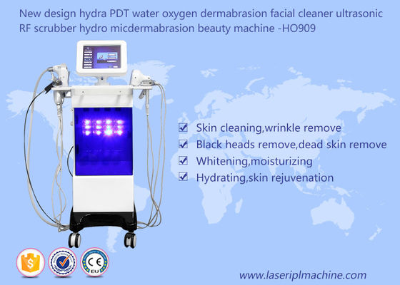 Bon prix Décapant facial d'épurateur de Pdt d'hydre de l'eau de l'oxygène de Dermabrasion de beauté ultrasonique de la machine rf en ligne