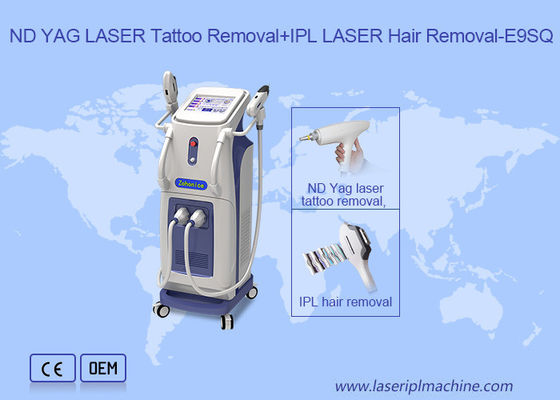 Bon prix 2 dans 1 retrait permanent de tatouage de laser de ND Yag de commutateur de l'épilation Q de chargement initial en ligne