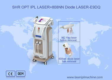 SHR OPT IPL 808nm Nd Yag Diode Laser Dépilateur de beauté