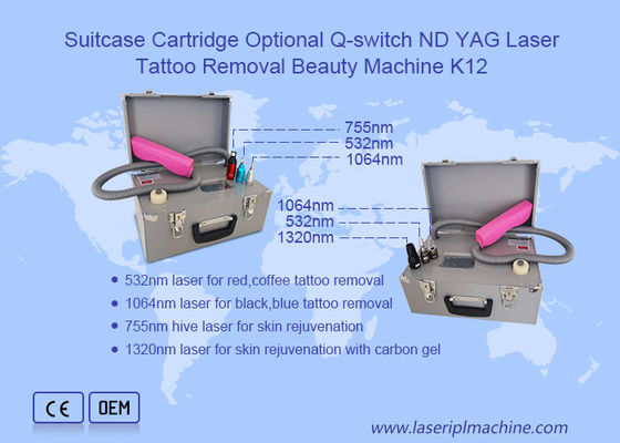 Bon prix 10ns 1064nm 5Hz Q Switch Laser Cartouche de valise équipement de retrait de tatouage en ligne
