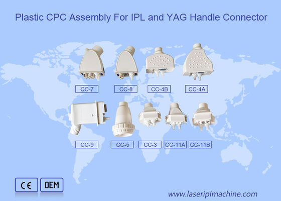 Bon prix Connecteur carré 900W Clinique plastique CPC Yag Laser IPL Manche en ligne