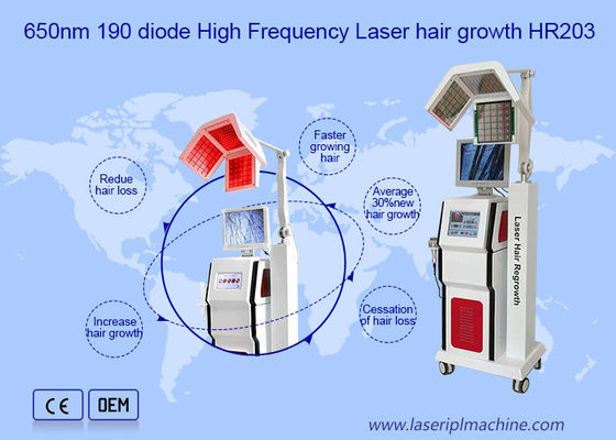 Bon prix Machine de croissance de cheveux de laser de diode des stimulateurs 650nm avec le détecteur de caméra en ligne