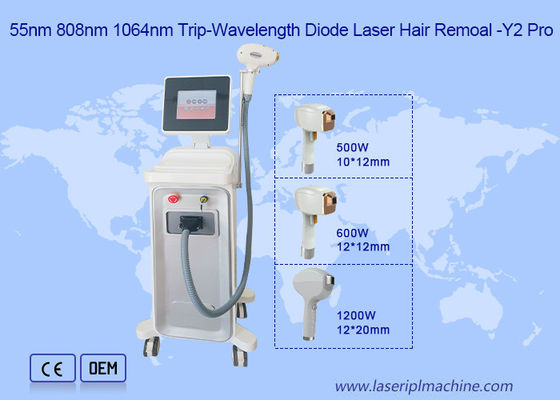 Bon prix macro machine de laser de diode de la Manche 808nm des barres 600W 10 pour l'épilation en ligne