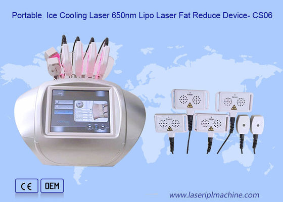Bon prix Glace d'écran tactile refroidissant Lipolaser amincissant la machine 650nm de beauté en ligne