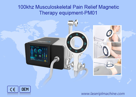 Soulagement musculo-squelettique de la douleur d'équipement de thérapie magnétique de 100 khz