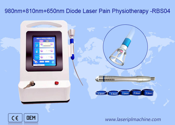 Retrait portatif 980nm de veine d'araignée d'utilisation de clinique de machine d'épilation de laser de diode de la CE